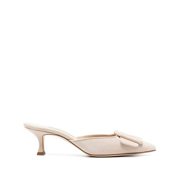 マノロブラニク レディース サンダル シューズ Maysale 50粍 suede pumps Neutrals