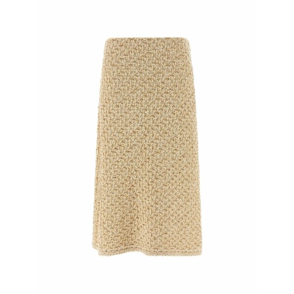 ファビアナ フィリッピ レディース スコート ボトムス Sequin tweed MIDI skirt Neutrals