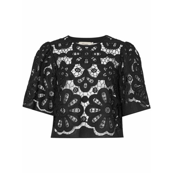 テンパリーロンドン レディース プルオーバー トップス Guinevere blouse  Black