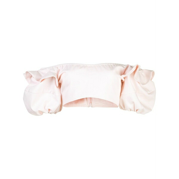エラリー レディース カットソー トップス Hilaria cotton cropped top Pink|asty