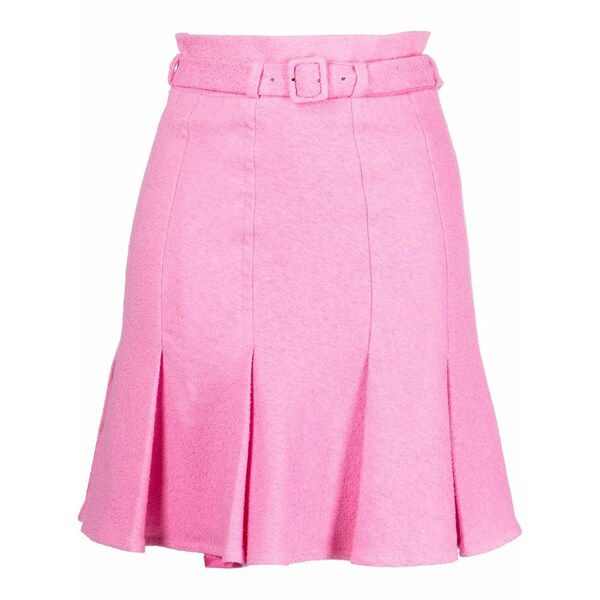 ジャンパトゥ レディース スコート ボトムス Belted high-waisted skirt Pink