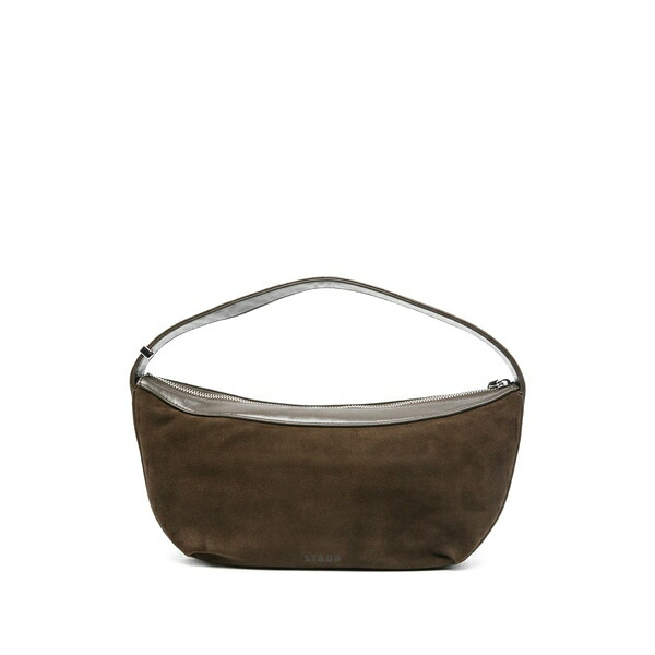 ステゥド レディース ショルダーバッグ 御徒面子 Demy zip shoulder bag Brown