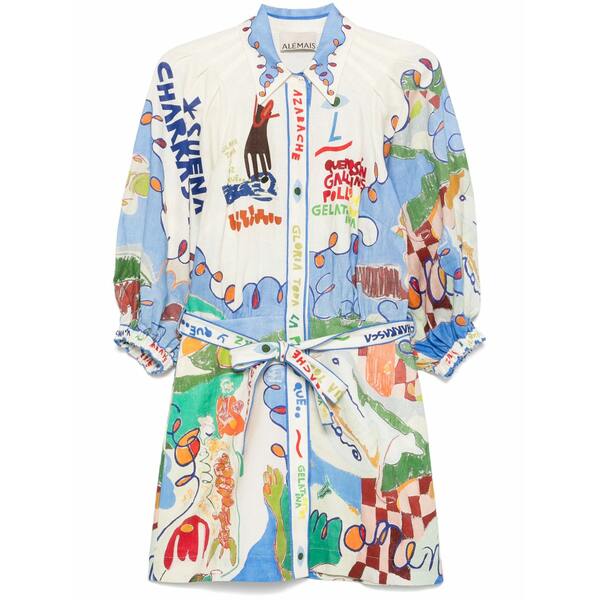 アレメ レディース 衣裳 トップス Nadia mini dress White