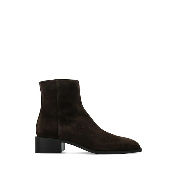 ジュゼッペザノッティ メンズ ブーツ シューズ Square toe zipped boots Brown
