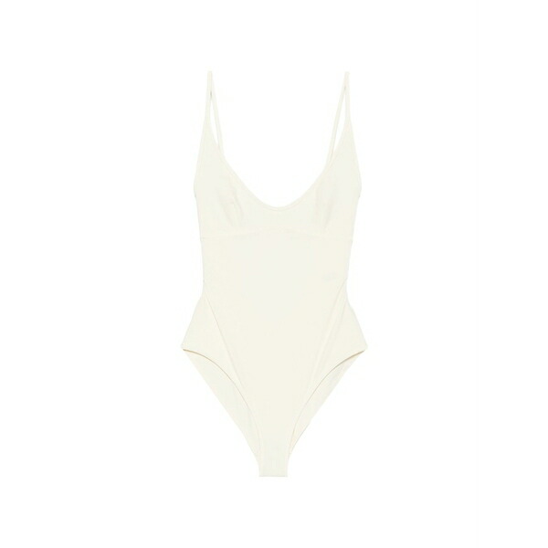 トーテム レディース 衣裳 トップス Scoop-neck tie-back swimsuit Neutrals
