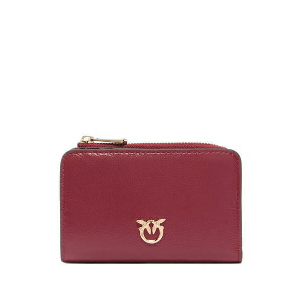 ピンコ レディース 紙入れ 付属品 Love birds wallet Red