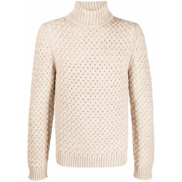 ラルディーニ メンズ 編み物\u0026プルオーバー アウター Roll-neck pullover jumper Neutrals