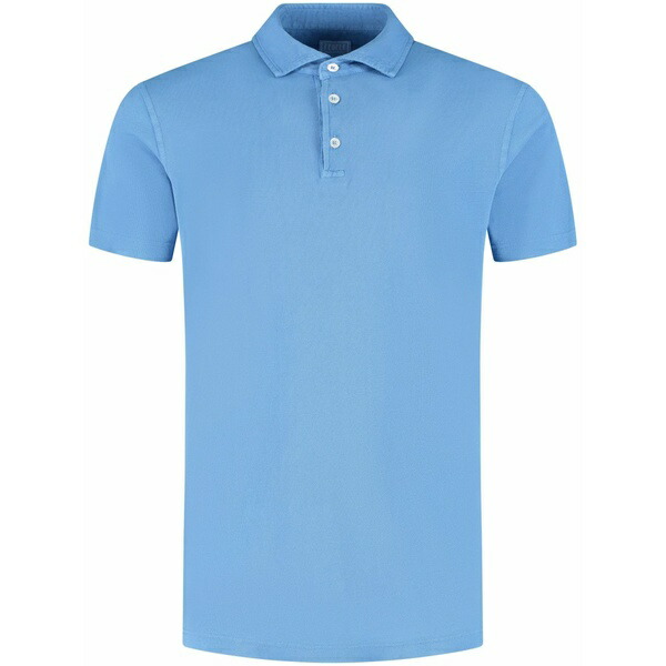 フェデーリ メンズ スポーツシャツ トップス Classic polo shirt Blue