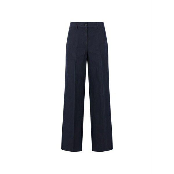 アスペジ レディース カジュアルパンツ ボトムス Pressed-crease trousers Blue｜asty