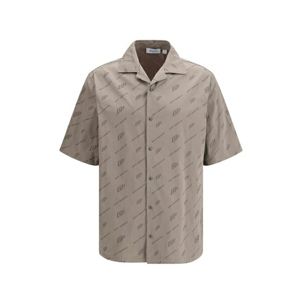 象牙色 メンズ プルオーバー トップス Jacquard bowling shirt Neutrals