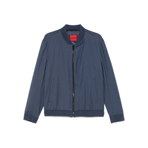 ボス メンズ ジャケット＆ブルゾン アウター Zip-up bomber jacket Blue｜asty 87,890円