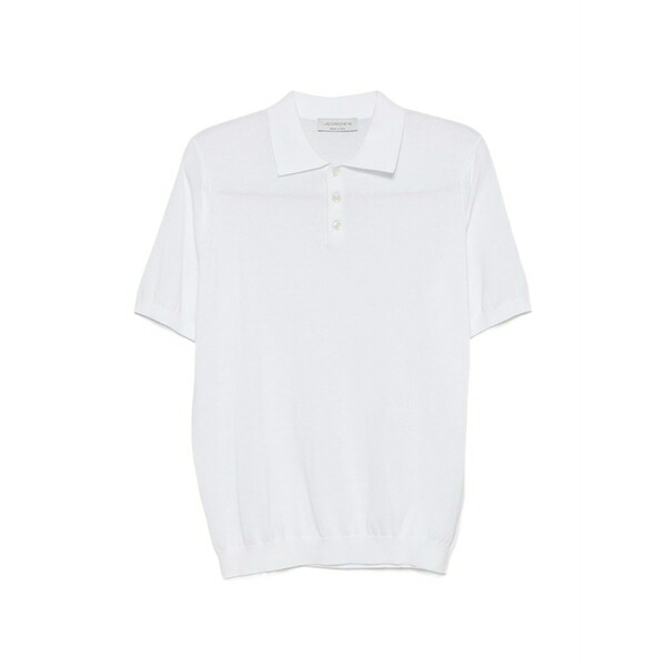 ジョルディーズ メンズ スポーツシャツ トップス Short-sleeve polo shirt White