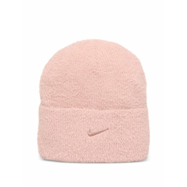 ナイキ メンズ 鳥打ち帽 付属物 Logo-embroidery beanie hat Pink