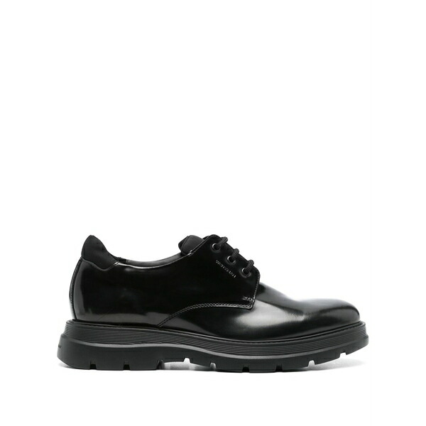 スチュアート ワイツマン メンズ お召しものシューズ シューズ Leather derby shoes Black