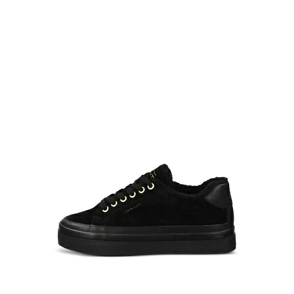 ガント レディース スニーカー シューズ Lace-up platform sneakers Black