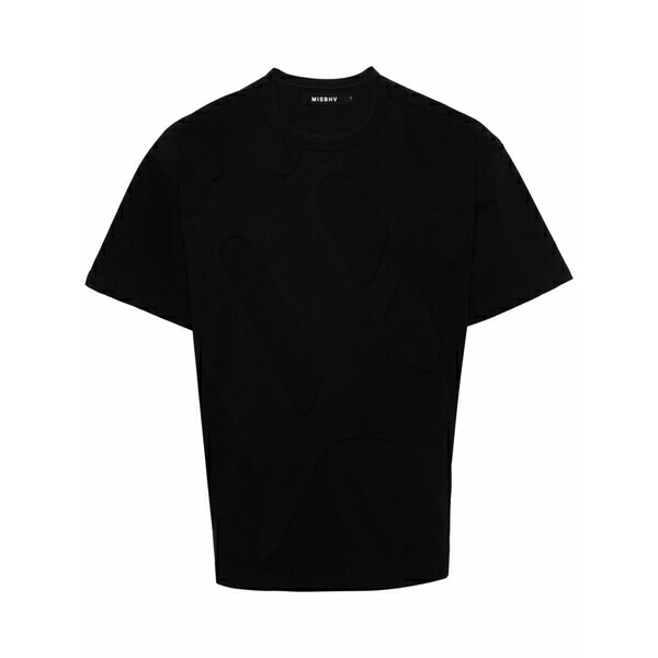 ミスビヘイブ メンズ プルオーバー トップス Mega m cotton t-shirt Black