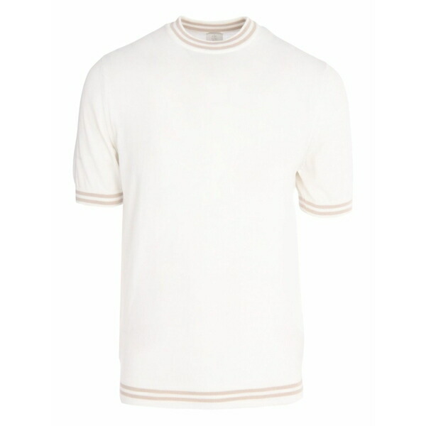 イレブンティ メンズ プルオーバー トップス Round-neck short-sleeve t-shirt White