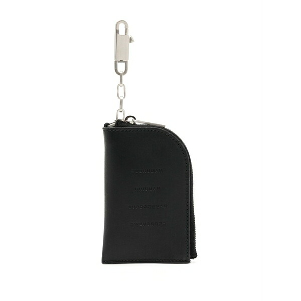 リックオウエンス メンズ 財布 アクセサリー Leather hook wallet Black｜asty