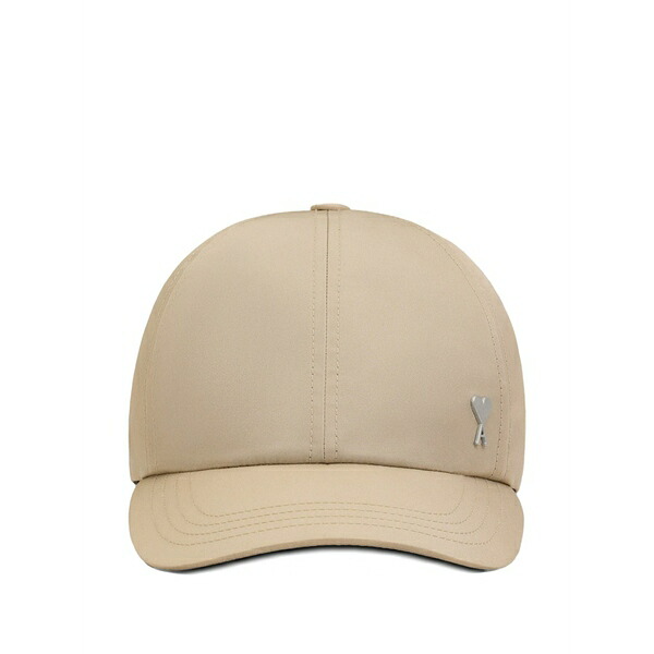 意中の女 メンズ 鳥打ち帽 付属物 Logo-plaque baseball cap Neutrals
