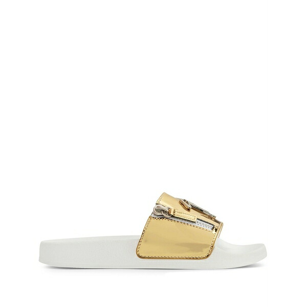 ジュゼッペザノッティ レディース サンダル シューズ Brett zip slides Gold|asty