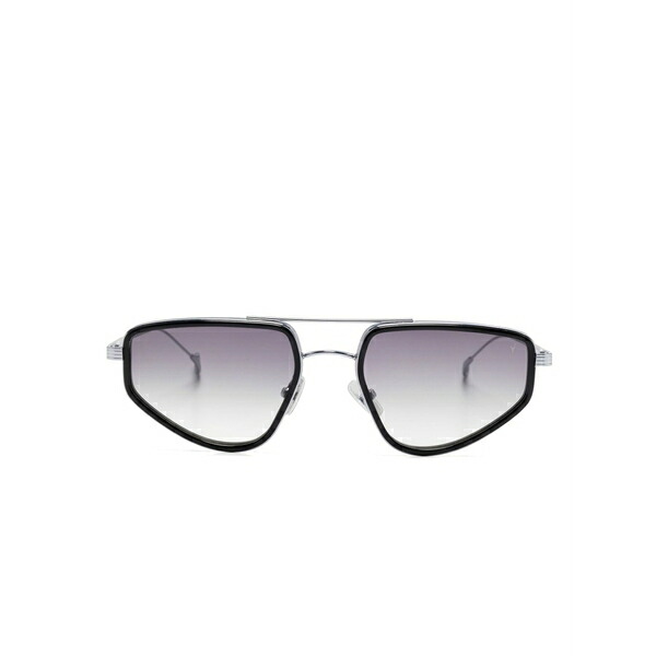 目玉ぺタイザー メンズ サングラス・アイウェア 佩び物 Silencio sunglasses  Silver