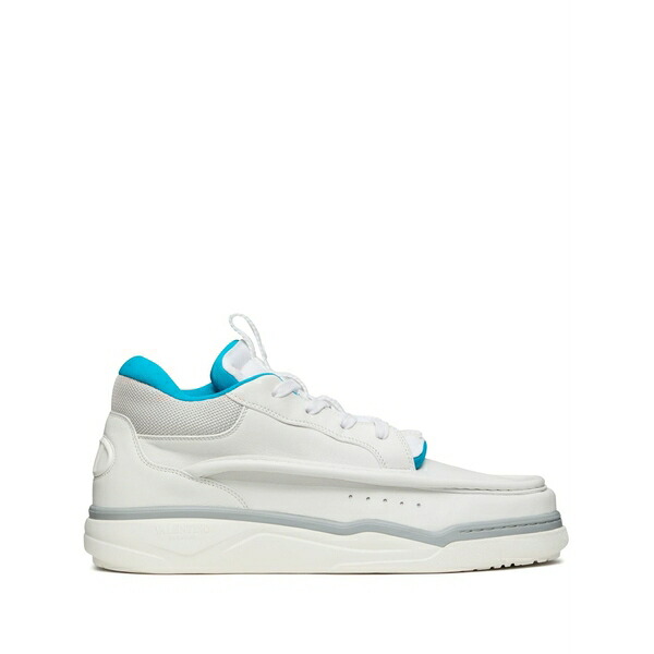 ヴァレンティノ ガラヴァーニ メンズ スニーカー シューズ Runboot leather sneakers White