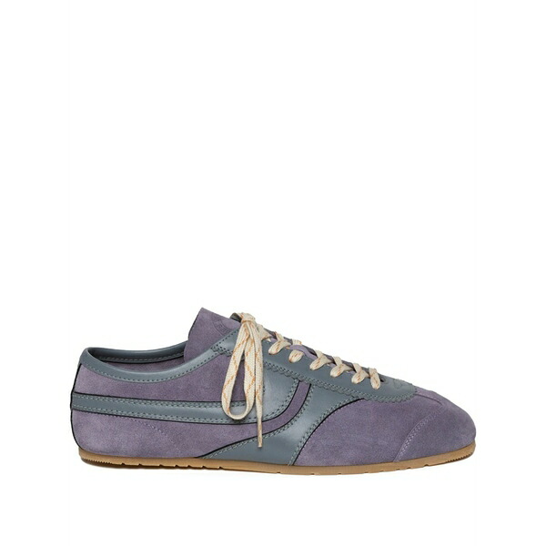 ドリス・ヴァン・ノッテン レディース スニーカー シューズ Suede-panelled sneakers Purple