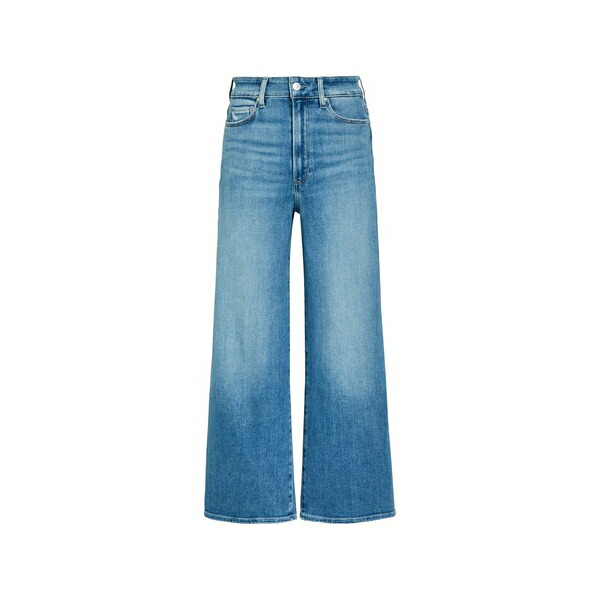 ページ レディース ジーンズズボン下 ボトムス Logo-patch flared jeans Blue
