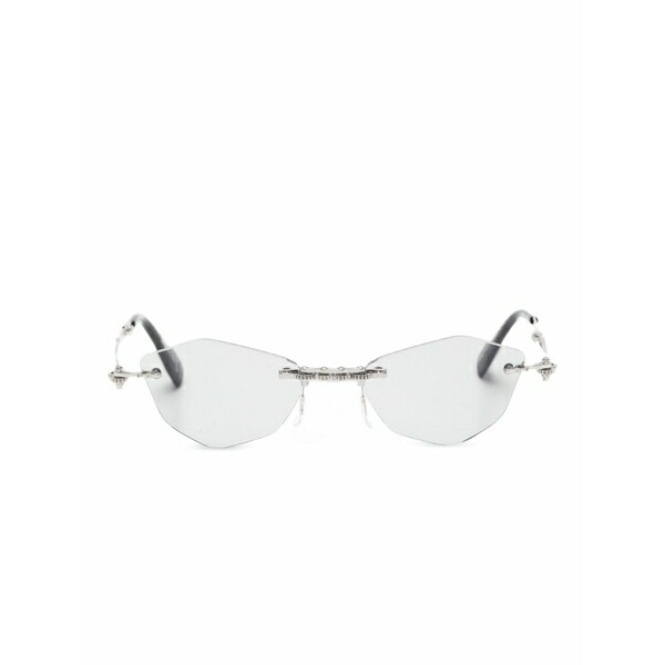 クボラウム メンズ サングラス・アイウェア 付属物 Maske h48 embellished sunglasses Silver