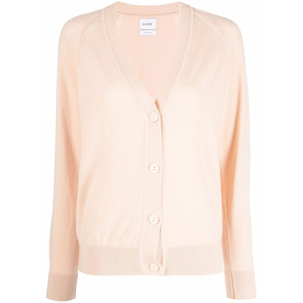 バリー レディース ジレー アウター V-neck cashmere cardigan Orange