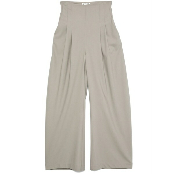 アレッサンドロ ヴィジランテ レディース 心地よいズボン下 ボトムス Pleat-detail trousers Neutrals