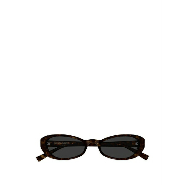 サンローラン アイウェア メンズ サングラス・アイウェア 佩び物 Oval-frame sunglasses Brown