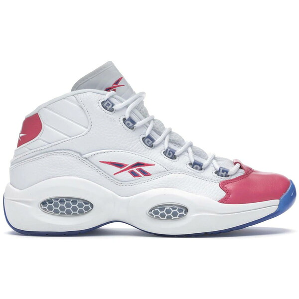 Reebok リーボック メンズ スニーカー  【Reebok Question Mid Eric Emanuel Pink Toe】  大きさ US_12(30.0糎) White/Pink-Team Dark Royal