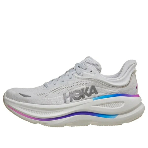 HOKA ONE ONE ホカオネオネ レディース スニーカー  【(WMNS) HOKA ONE ONE Bondi 9 \u0027Cosmic Grey White Mesh\u0027 1162012-CYWH】  大いさ US_5.5(22.5糎) 靴-レディース靴-スニーカー