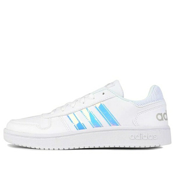 adidas アディダス レディース スニーカー 【(WMNS) adidas Hoops 2.0 'White Blue Purple' EH3412】 サイズ US_5.5(22.5cm)|asty