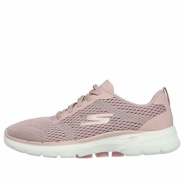 Skechers スケッチャーズ レディース スニーカー 【(WMNS) Skechers Go Walk 6 'Pink' 124512-MVE】 サイズ US_7(24.0cm)｜asty