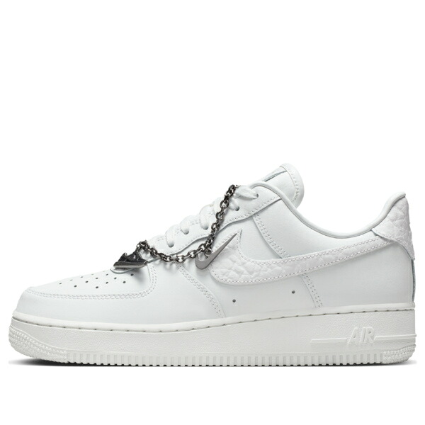 Nike ナイキ レディース スニーカー 【(WMNS) Nike Air Force 1 \'07 Low \'Summit White White Metallic Silver\' IM6485-121】 サイズ US_8.5(25.5cm)|asty