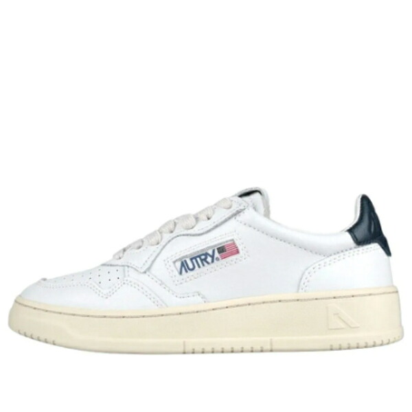 AUTRY オートリー レディース スニーカー 【(WMNS) Autry Medalist Leather Low 'White Dark Blue' AULW-LL12】 サイズ US_7(24.0cm)|asty