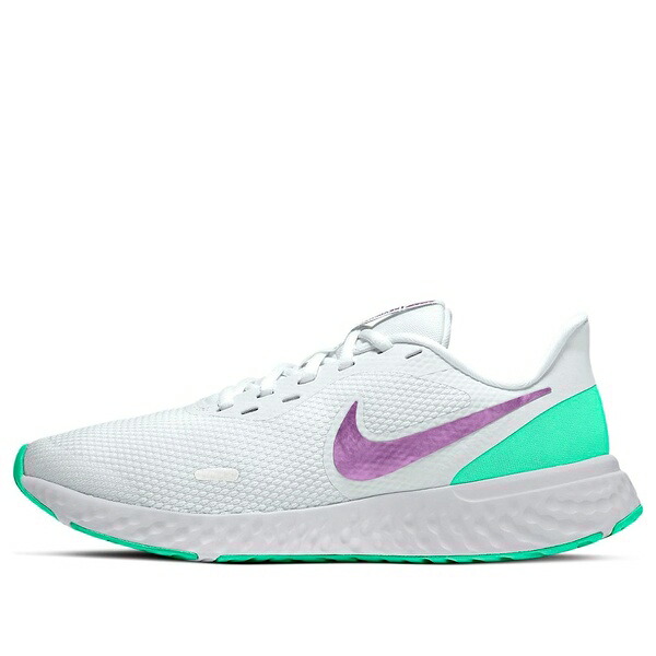 Nike ナイキ レディース スニーカー  【(WMNS) Nike Revolution 5 \u0027White Green Glow Violet\u0027 BQ3207-111】  大きさ US_5(22.0糎)