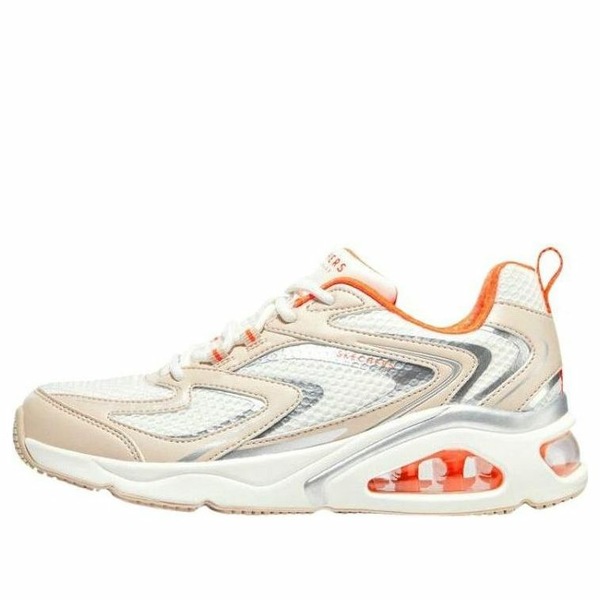 Skechers スケッチャーズ レディース スニーカー 【(WMNS) Skechers Tres Air Terti Airy 'White Beige Orange' 177426-NTOR】 サイズ US_6(23.0cm)|asty
