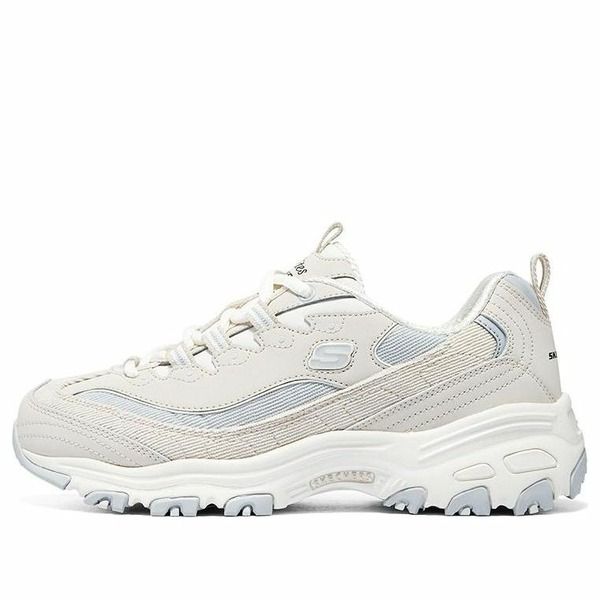 Skechers スケッチャーズ レディース スニーカー  【(WMNS) Skechers D\u0027Lites 1.0 Shoes \u0027Beige Light Blue\u0027 896276-NTGY】  大きさ US_7(24.0糎)