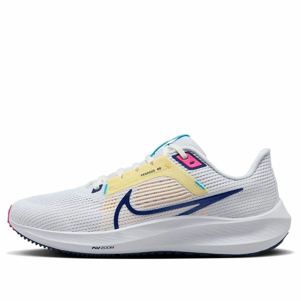 Nike ナイキ レディース スニーカー 【(WMNS) Nike Pegasus 40 \'White Deep Royal Blue\' DV3854-105】 サイズ US_7(24.0cm)｜asty
