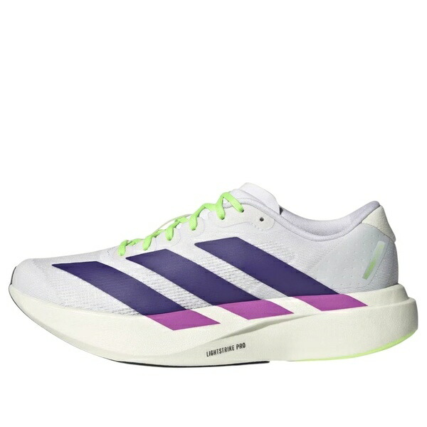 adidas アディダス レディース スニーカー 【(WMNS) adidas Adizero Evo SL 'White Collegiate Purple' JS4456】 サイズ US_6.5(23.5cm)｜asty