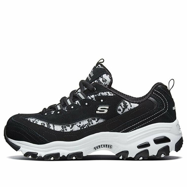 Skechers スケッチャーズ レディース スニーカー 【(WMNS) Skechers D\'Lites 1.0 Running Shoes Black/White 99999825-BLK】 サイズ US_5(22.0cm)|asty