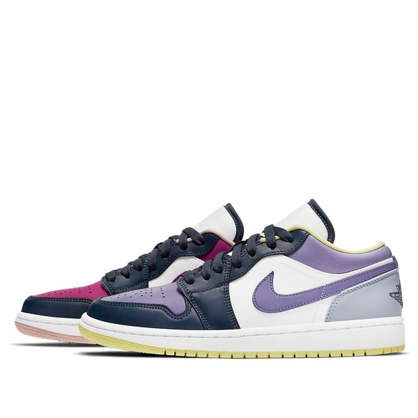 Jordan ジョーダン レディース スニーカー  【(WMNS) Air Jordan 1 Low SE \u0027Mismatched - Purple Magenta\u0027 DJ4342-400】  大きさ US_9(26.0糎)
