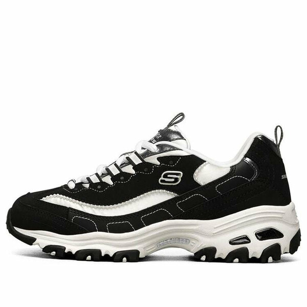 Skechers スケッチャーズ レディース スニーカー  【(WMNS) Skechers D Lites 1.0 Low Chunky Shoes Black 149463-BKW】  大いさ US_6.5(23.5珊) 靴-スニーカー