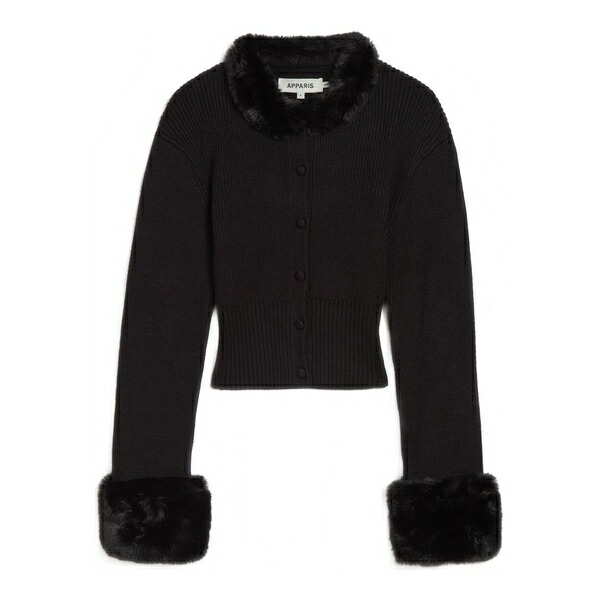 アッパリス レディース カーディガン アウター Rosa cardigan Black｜asty