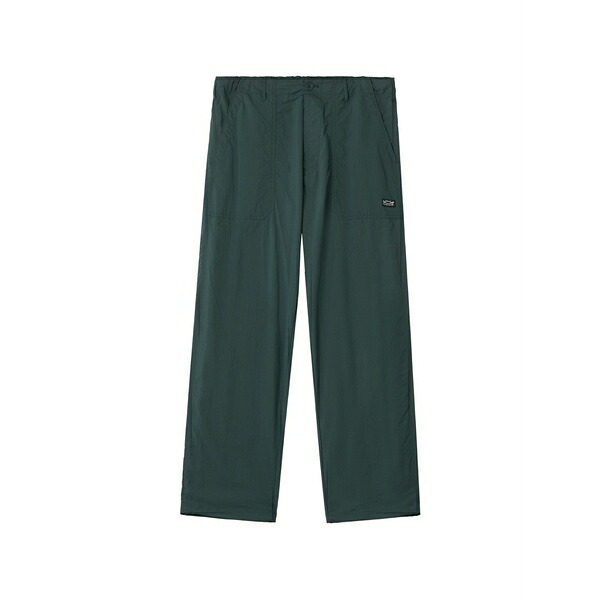 チョコレート メンズ カジュアルパンツ ボトムス Logo-patch trousers Green|asty