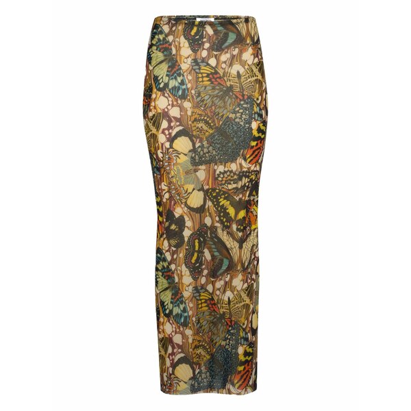 ジャン極点 ゴルチエ レディース スコート ボトムス Printed maxi skirt Neutrals