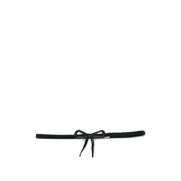 ヌメロ ヴェントゥーノ レディース 三尺帯 付属物 Bow embellished belt Black